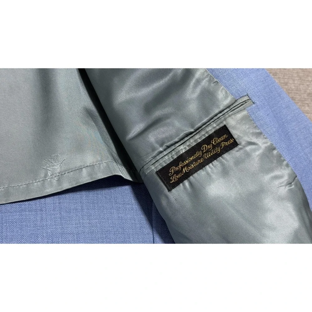 Vintage Jack Nicklaus Golden Bear Blazer Mens 44 Blue Sport‎ Coat Jacket 70s